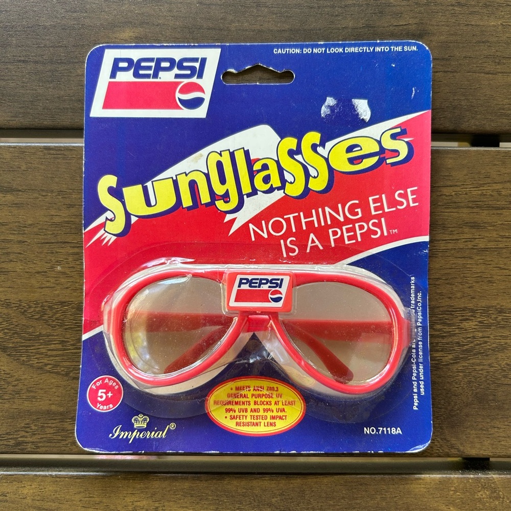 Vintage 90s Pepsi “Nothing Else Is A Pepsi” BRAND NEW Child's Sunglasses